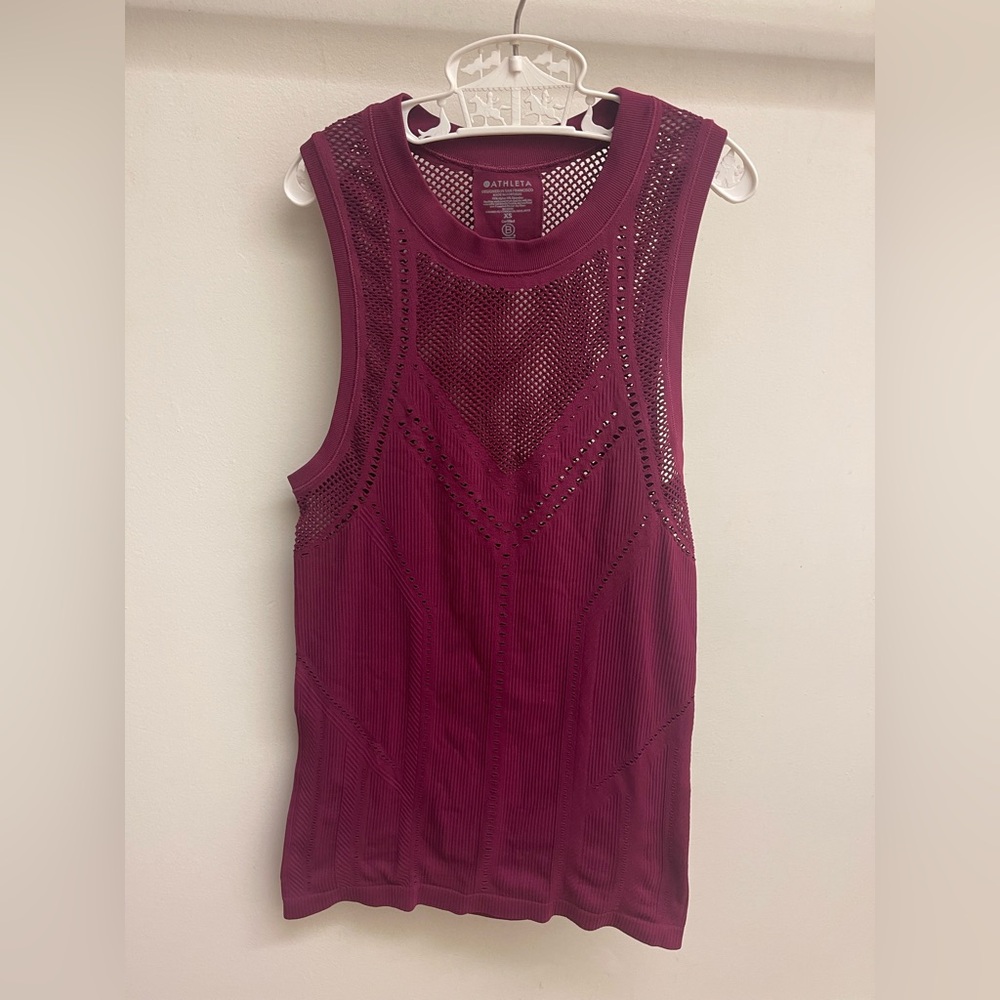 ATHLETA Oxygen Tank Top Magenta size XS